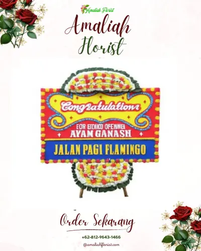 Bunga Papan Congratulation di Klumpu
